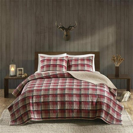 WOOLRICH Tasha Quilt Mini Set - Red, King And Cal King WR14-1786